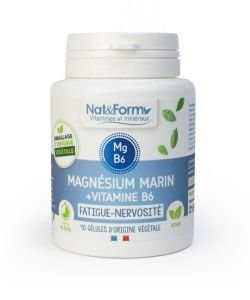 Magnesium marin + Vitamine B6, 80 gélules